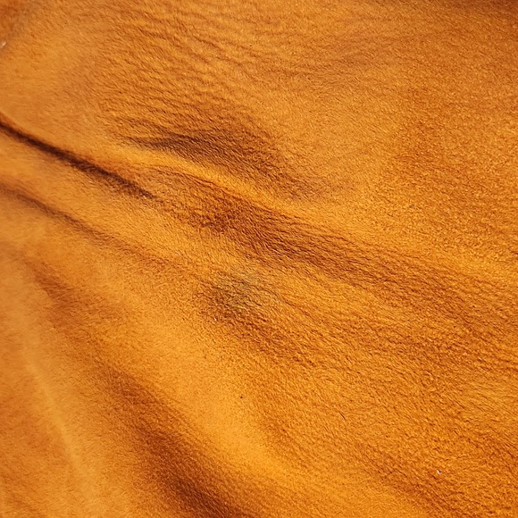 Vtg 70s Western Santa Fe Leather Company Suede Pullover Short Sleeve Medium - Picture 12 of 12